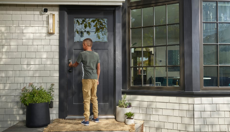 Vivint Smart Lock on home in South Bend